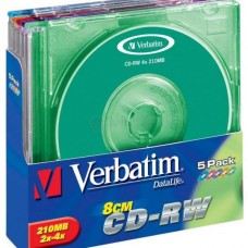 Verbatim CD-RW Pocket 5 Pack